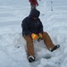 Ice fishing on Lake George - 2008